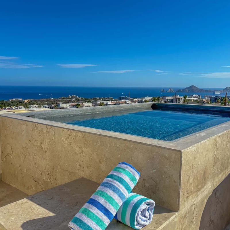 SkyCabo Penthouse + Rooftop Pool + Ocean Views