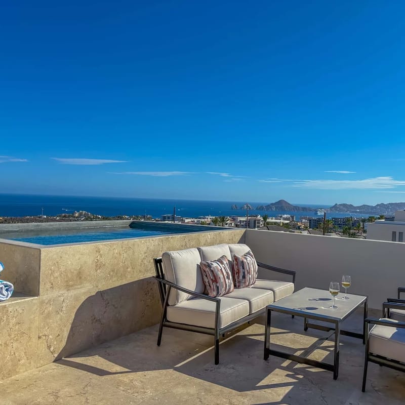 SkyCabo Penthouse + Rooftop Pool + Ocean Views